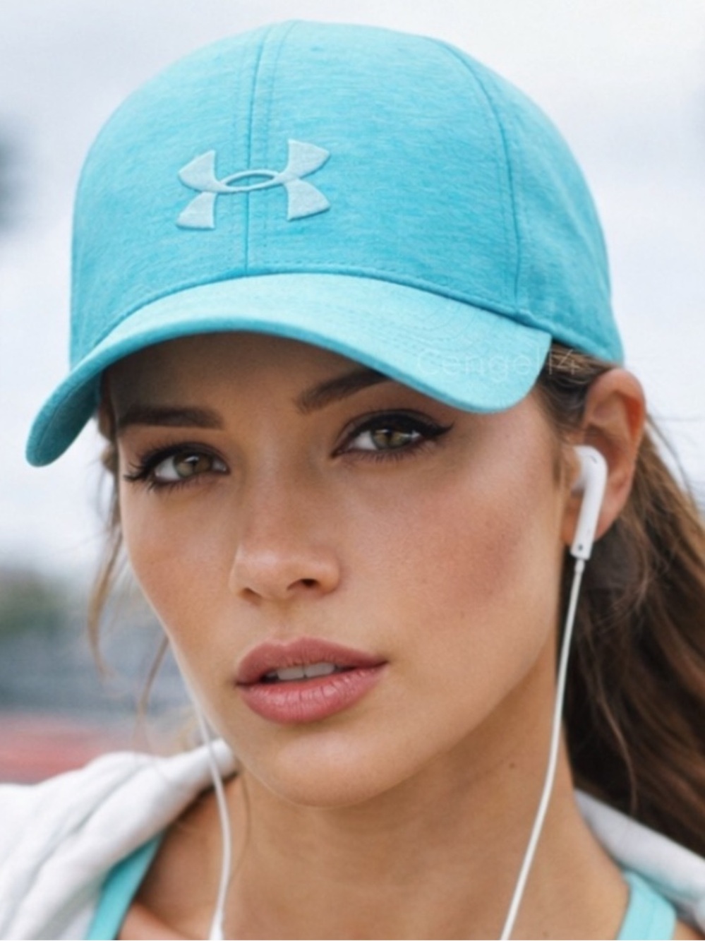 Under Armour Aqua Blue Performance Hat Adjustable NWOT